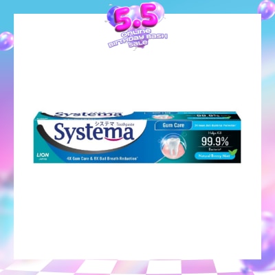 SYSTEMA - Gum Care Toothpaste Natural Breezy Mint 160g