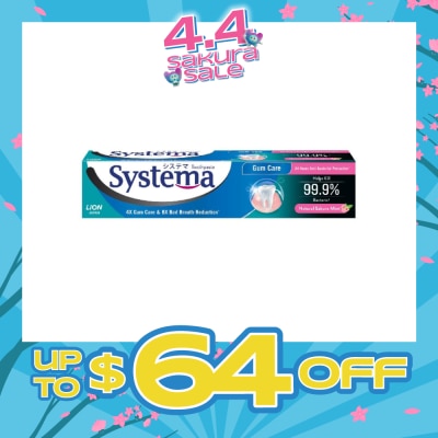 SYSTEMA - Gum Care Toothpaste Natural Sakura Mint 160g