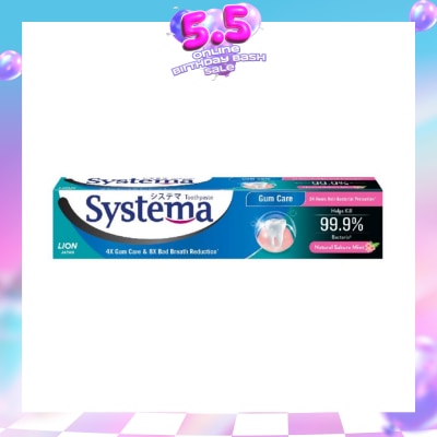SYSTEMA - Gum Care Toothpaste Natural Sakura Mint 160g