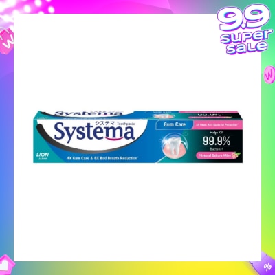 SYSTEMA Gum Care Toothpaste Natural Sakura Mint 160g