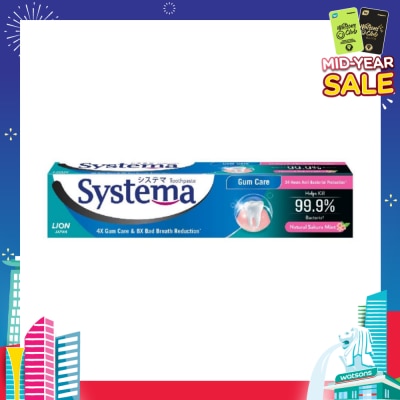 SYSTEMA Gum Care Toothpaste Natural Sakura Mint 160g