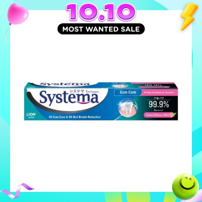 SYSTEMA Gum Care Toothpaste Natural Sakura Mint 160g image