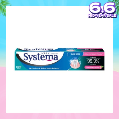 SYSTEMA Gum Care Toothpaste Natural Sakura Mint 160g