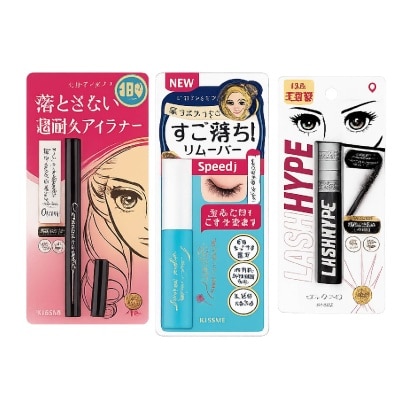 HEROINE MAKE - Lash Hype Mascara + Liquid Eyeliner & Mascara Remover Bundle Set 1s