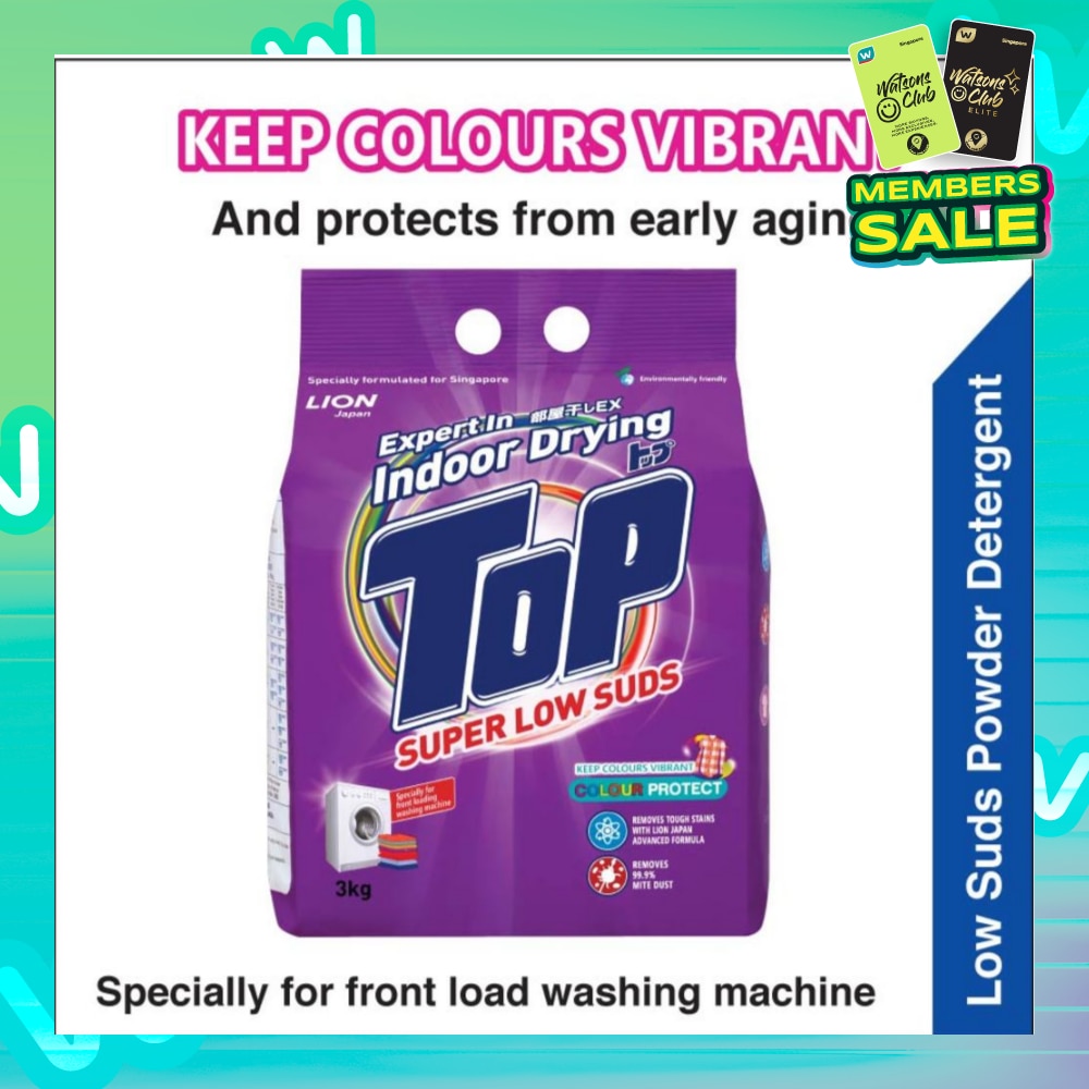 Powder Detergent Super Low Suds Colour Protect 3kg