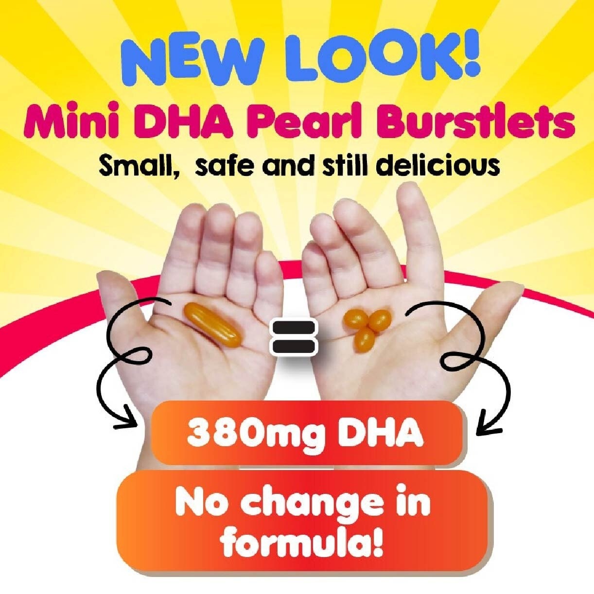 I Love My Kids DHA76 Brain & Bones Dietary Supplement Burstlets (Omega 3 DHA Fish Oil + Vitamin D3 for Smarter Learning, Better Focus & Behaviour) 135s