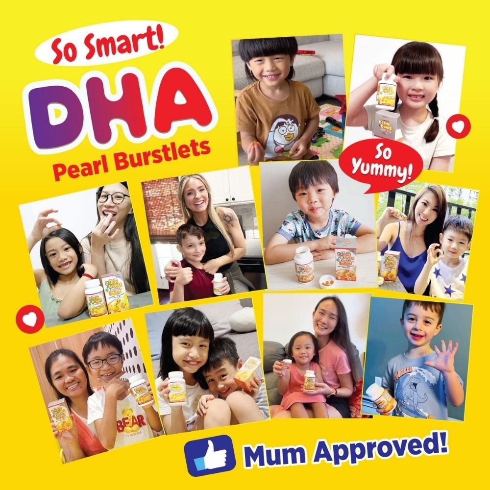 I Love My Kids DHA76 Brain & Bones Dietary Supplement Burstlets (Omega 3 DHA Fish Oil + Vitamin D3 for Smarter Learning, Better Focus & Behaviour) 135s