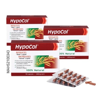 HYPOCOL 600mg Capsules 90s x 3