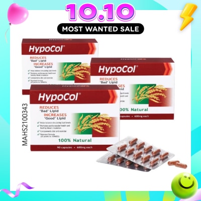 HYPOCOL 600mg Capsules 90s x 3 image