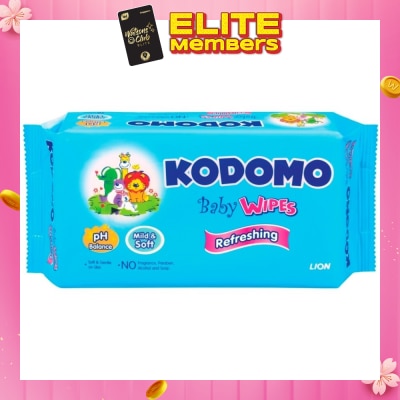 KODOMO Baby Wipes 70's (Refreshing)