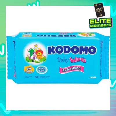 KODOMO Baby Wipes 70's (Refreshing)