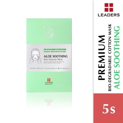 LEADERS INSOLUTION Aloe Soothing Skin Renewal Mask 5s