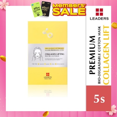LEADERS INSOLUTION Collagen Lifting Skin Renewal Mask 5s