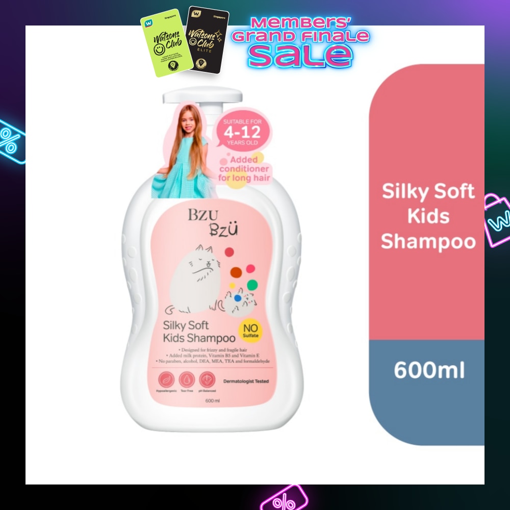 Silky Soft Kids No Tear Shampoo (Designed for Frizzy & Fragile Hair) 600ml
