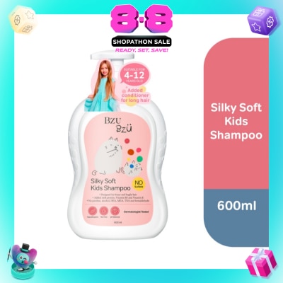 BZU BZU - Silky Soft Kids No Tear Shampoo (Designed for Frizzy & Fragile Hair) 600ml
