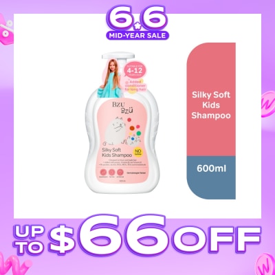 BZU BZU - Silky Soft Kids No Tear Shampoo (Designed for Frizzy & Fragile Hair) 600ml