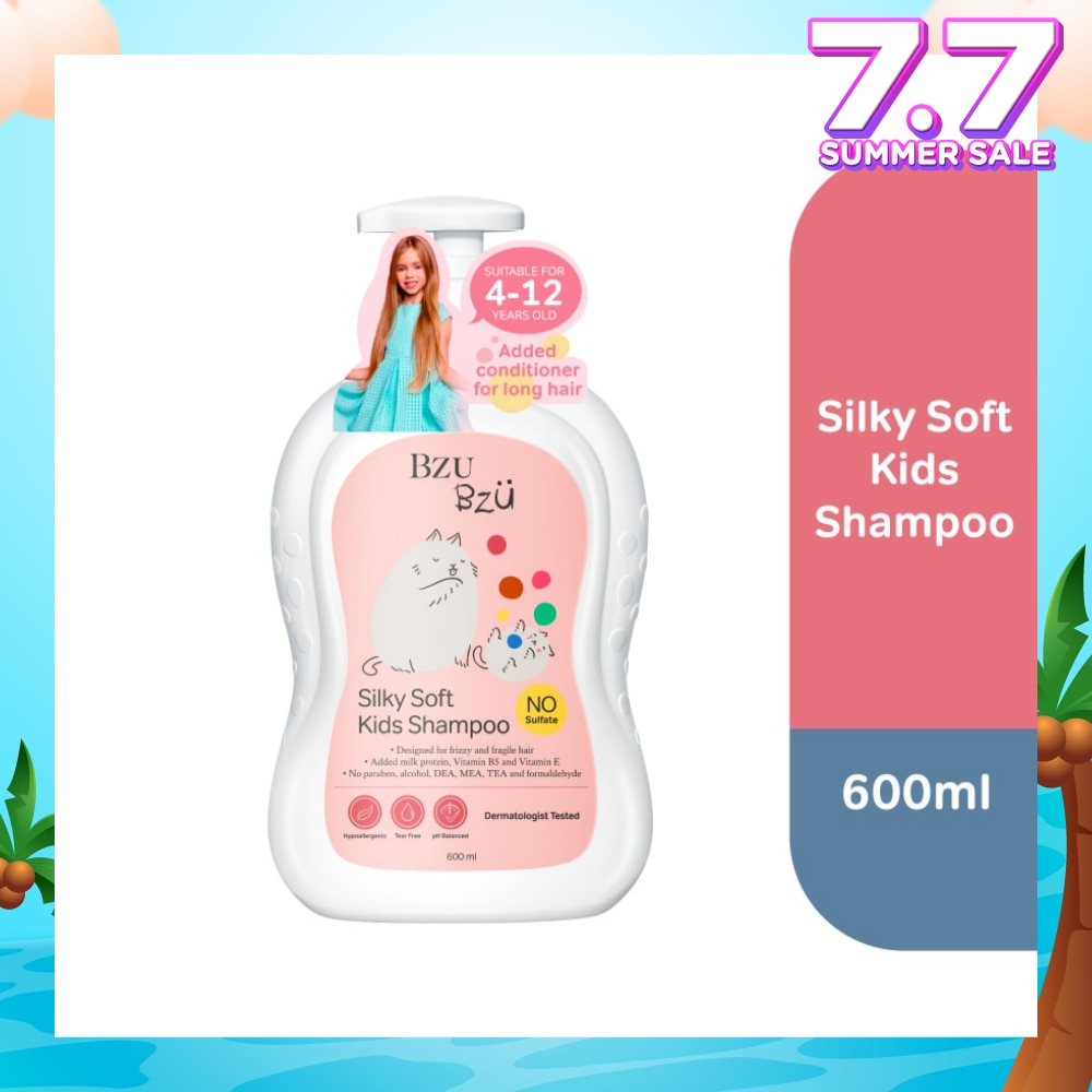 Silky Soft Kids No Tear Shampoo (Designed for Frizzy & Fragile Hair) 600ml