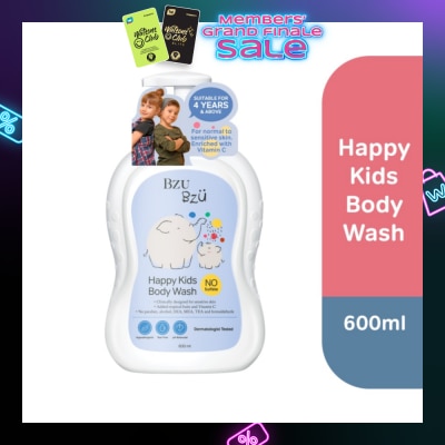 BZU BZU Happy Kids Body Tear Wash (Designed for Sensitive Skin) 600ml