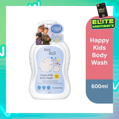 BZU BZU Happy Kids Body Tear Wash (Designed for Sensitive Skin) 600ml