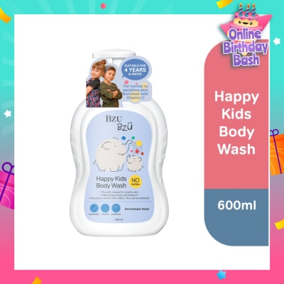 BZU BZU Happy Kids Body Tear Wash (Designed for Sensitive Skin) 600ml