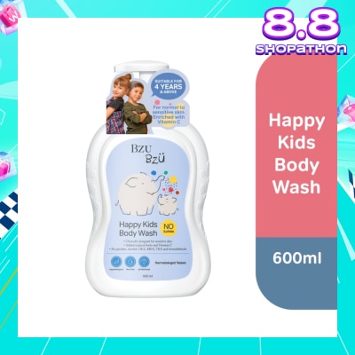 BZU BZU Happy Kids Body Tear Wash (Designed for Sensitive Skin) 600ml