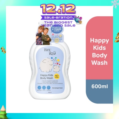 BZU BZU Happy Kids Body Tear Wash (Designed for Sensitive Skin) 600ml