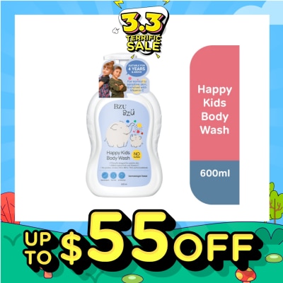 BZU BZU Happy Kids Body Tear Wash (Designed for Sensitive Skin) 600ml
