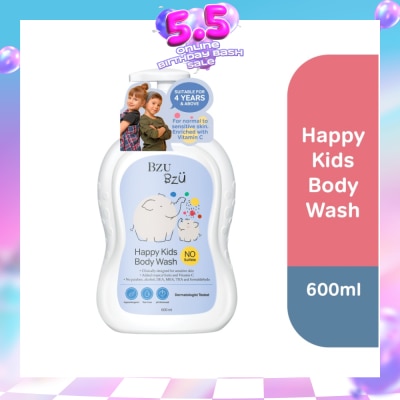 BZU BZU - Happy Kids Body Tear Wash (Designed for Sensitive Skin) 600ml