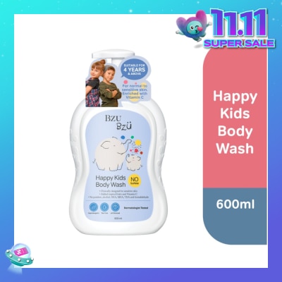 BZU BZU Happy Kids Body Tear Wash (Designed for Sensitive Skin) 600ml