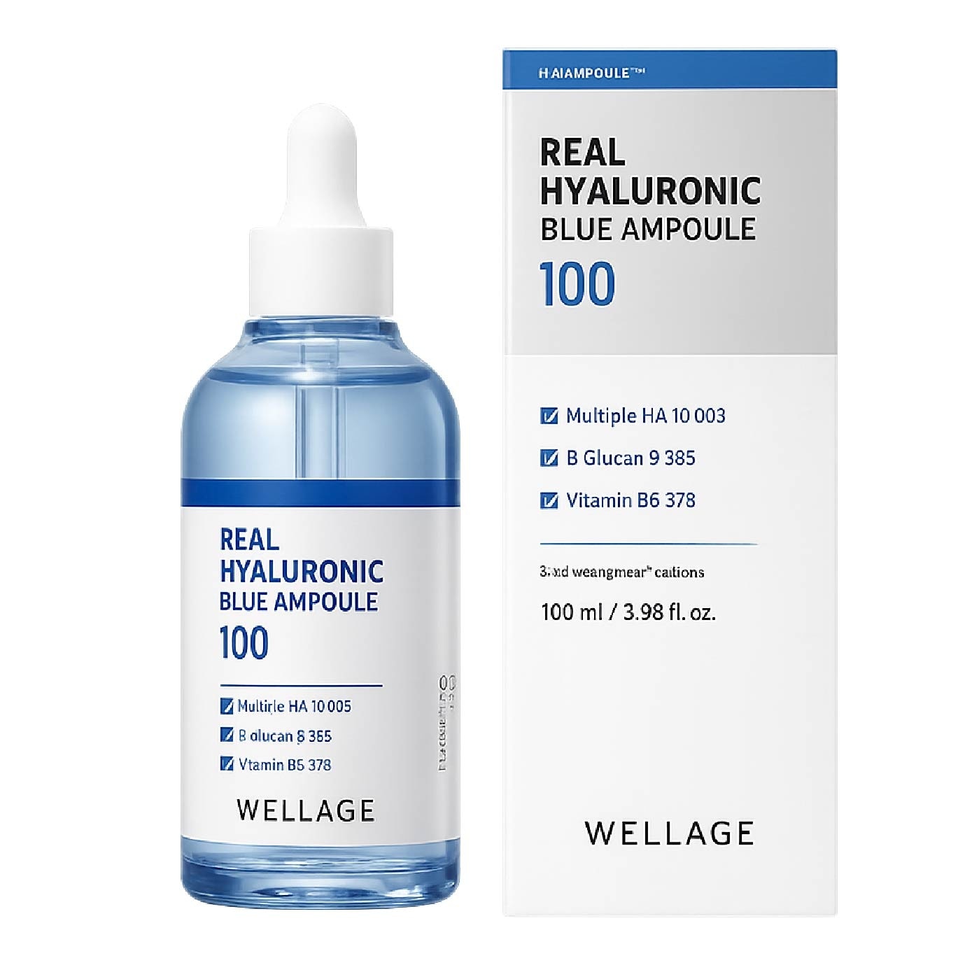 Real Hyaluronic 1-Day Kit + Blue Ampoule Bundle Set 1s