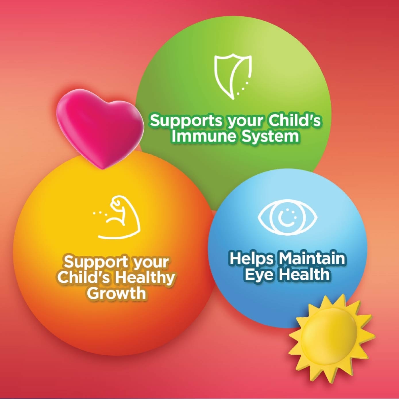 Multivitamin & Mineral Chewable Tablets for Kids Strawberry (For Kids' Growth) 60s