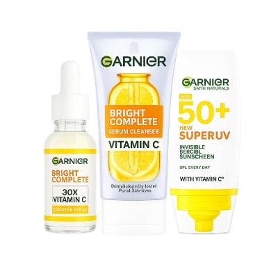 GARNIER - Bright Complete Vitamin C Bundle Set 1s