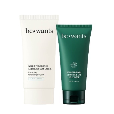 BEWANTS - Cica Collagen Lifting Cream + Seaweed Glow Peel-Off Mask Bundle Set 1s
