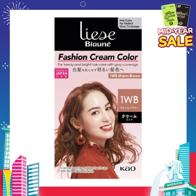 LIESE Blaune Fashion Cream Color Warm Brown 1WB 108g