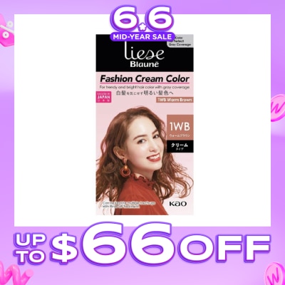 LIESE - Blaune Fashion Cream Color Warm Brown 1WB 108g (Expiry: Mar`2027)