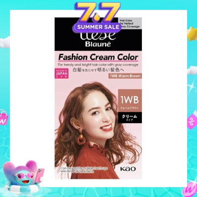LIESE - Blaune Fashion Cream Color Warm Brown 1WB 108g (Expiry: Mar`2027)