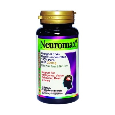 NATURE'S ESSENCE Neuromax+ DHA 200mg Softgel Vegetarian Capsules 50s