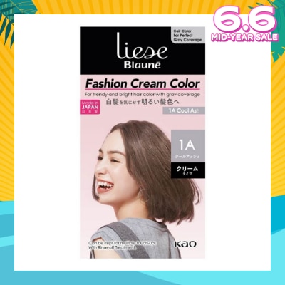 LIESE Blaune Fashion Cream Color Cool Ash 1A 108g (Expiry: Oct`2025)