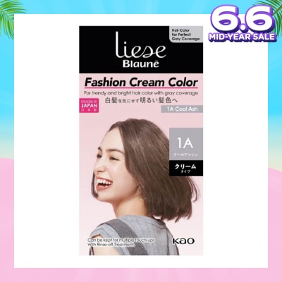 LIESE Blaune Fashion Cream Color Cool Ash 1A 108g (Expiry: Oct`2025)