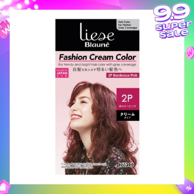 LIESE Blaune Fashion Cream Color Bourdeaux Pink 2P 108g