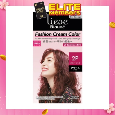 LIESE Blaune Fashion Cream Color Bourdeaux Pink 2P 108g