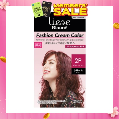 LIESE Blaune Fashion Cream Color Bourdeaux Pink 2P 108g