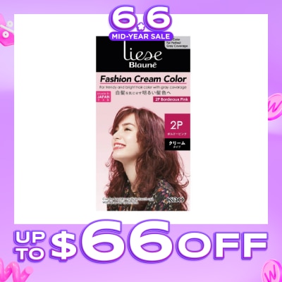 LIESE - Blaune Fashion Cream Color Bourdeaux Pink 2P 108g