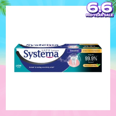 SYSTEMA Systema Natural Fresh Mint Sensitive Toothpaste 100g (Expiry: Dec`2025)