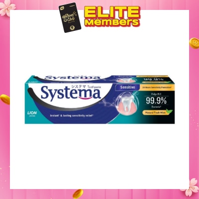 SYSTEMA Systema Natural Fresh Mint Sensitive Toothpaste 100g