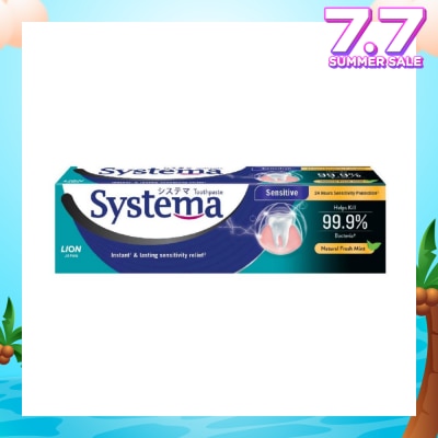 SYSTEMA Systema Natural Fresh Mint Sensitive Toothpaste 100g (Expiry: Dec`2025)