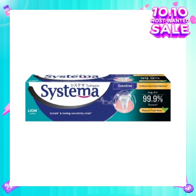 SYSTEMA Systema Natural Fresh Mint Sensitive Toothpaste 100g