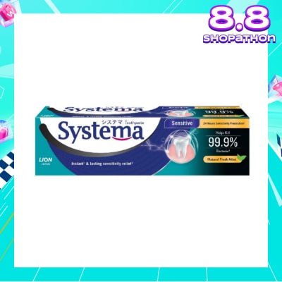 SYSTEMA Systema Natural Fresh Mint Sensitive Toothpaste 100g