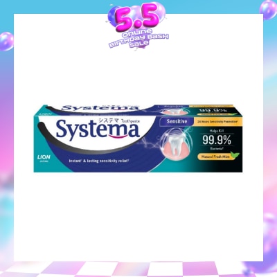 SYSTEMA - Systema Natural Fresh Mint Sensitive Toothpaste 100g