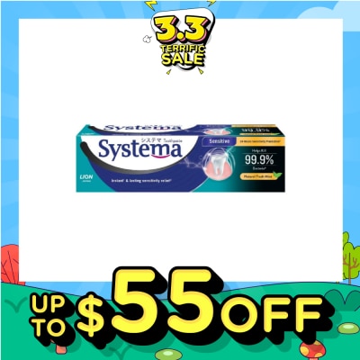 SYSTEMA Systema Natural Fresh Mint Sensitive Toothpaste 100g